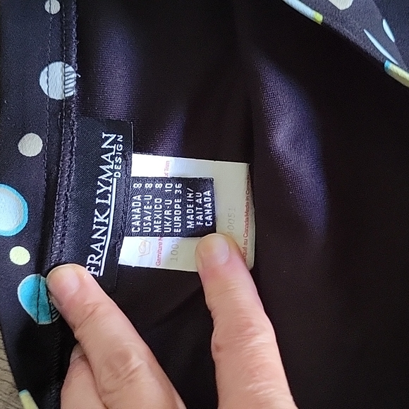 Flirty, tiered mid length Frank lyman skirt - Picture 2 of 4